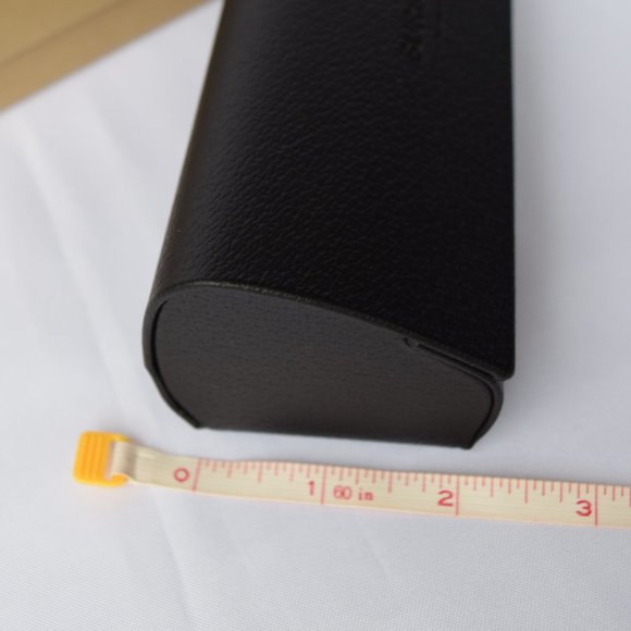 BURBERRY Leather Sunglass Eyeglass Hard Case - Deep - Picture 6 of 7